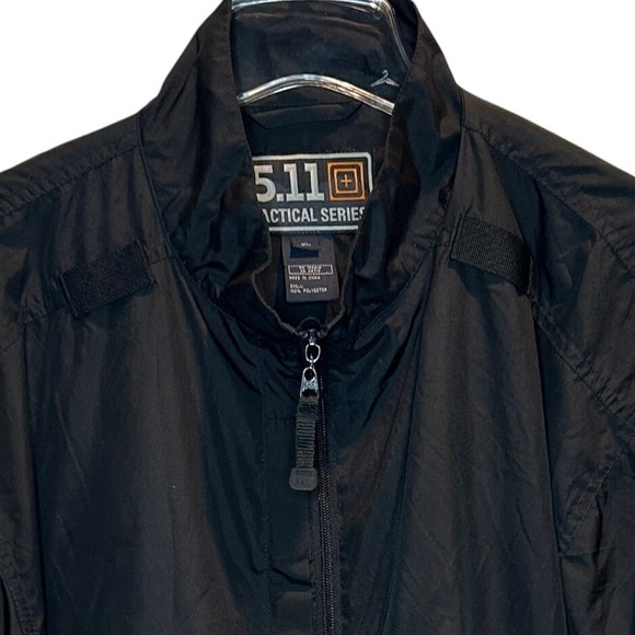 5.11 Tactical Series Black Lightweight Jacket Men's XL Full Zip Windbreaker - Picture 1 of 4